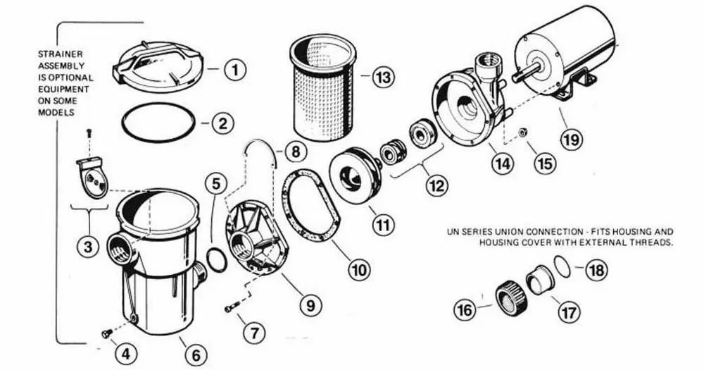 Hayward Pump 1500 Series Parts