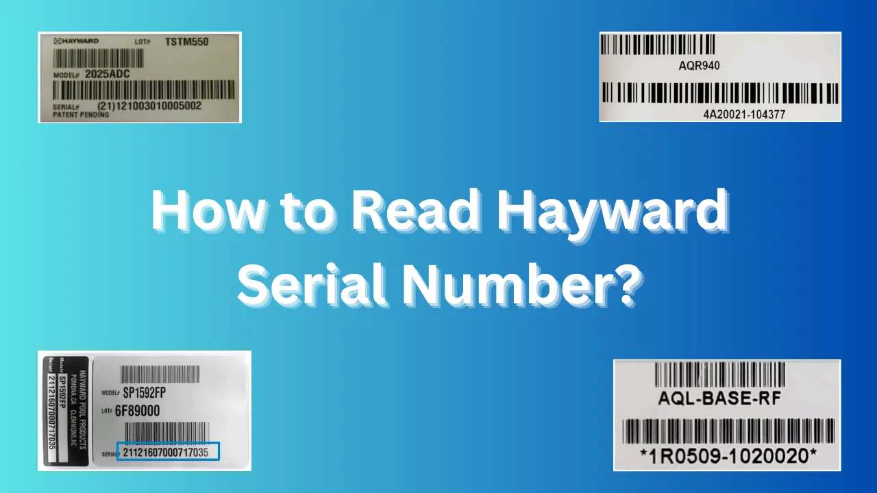 how to read hayward serial number