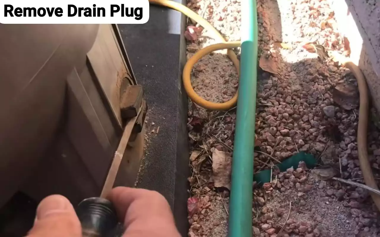 remove drain plug